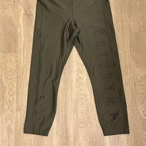 Under Armour Olive Green Warrior Leggings